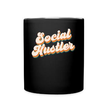 Sozialarbeiter - Tasse einfarbig - Schwarz - Vorne