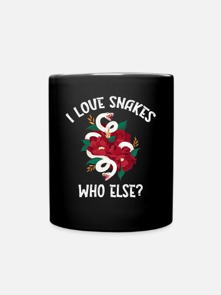 Serpent, reptile - serpents - Mug uni - noir