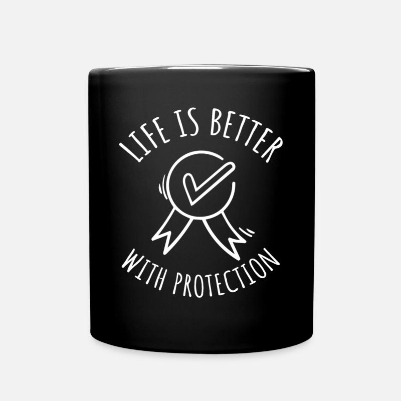 Versicherungsvertreter - Tasse einfarbig - Schwarz