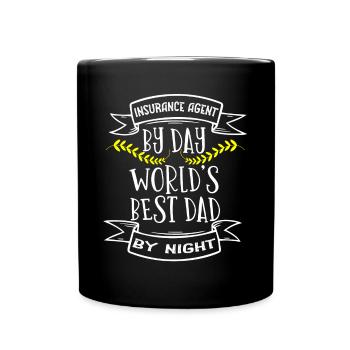Insurance agent - Full Colour Mug - black - Front