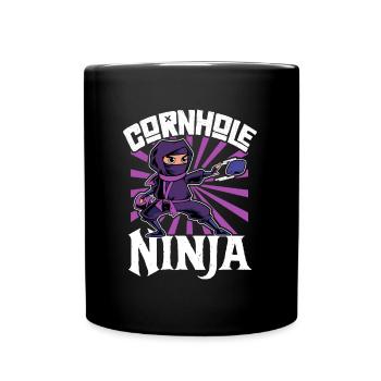 Cornhole Ninja - Mug uni - noir - Devant
