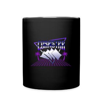 Retrowave Cornstar - Cornhole - Mug uni - noir - Devant