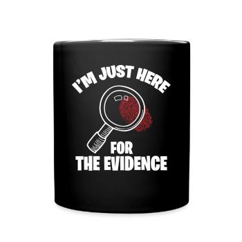 Costume de médecin légiste - Mug uni - noir - Devant