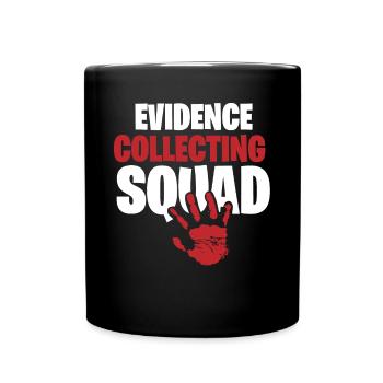 Costume de médecin légiste - Mug uni - noir - Devant