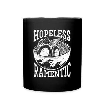 Ramen Noodle Soup Japanese Kawaii Gift Ramen - Full Colour Mug - black - Front