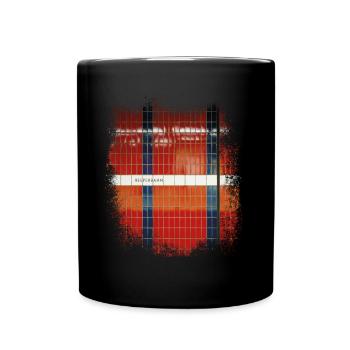 Hamburg Reeperbahn Ubahn Station Kult Souvenir - Tasse einfarbig - Schwarz - Vorne