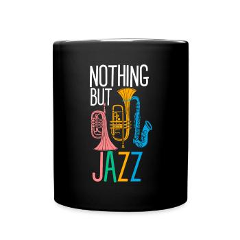 Musique jazz - Musiciens de jazz - Mug uni - noir - Devant