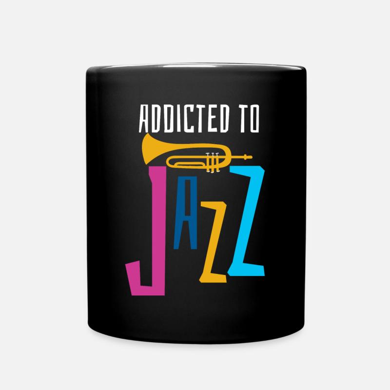 Musique jazz - Musiciens de jazz - Mug uni - noir