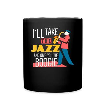 Musique jazz - Musiciens de jazz - Mug uni - noir - Devant