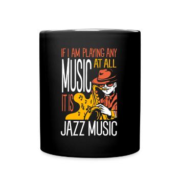 Musique jazz - Musiciens de jazz - Mug uni - noir - Devant