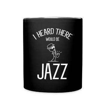 Musique jazz - Musiciens de jazz - Mug uni - noir - Devant