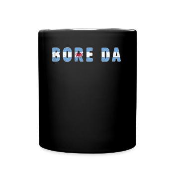 Bore Da Good Morning Country Wales - Tasse einfarbig - Schwarz - Vorne