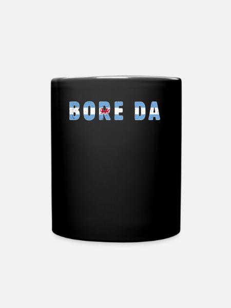 Bore Da Good Morning Country Wales - Tasse einfarbig - Schwarz