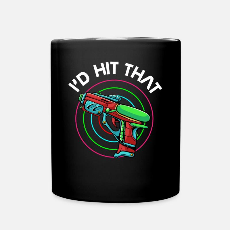 Lasertag, Laser - Tasse einfarbig - Schwarz
