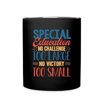 Special Needs Education, Special Education - Full Colour Mug - black - Front