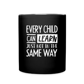 Special Needs Education, Special Education - Full Colour Mug - black - Front