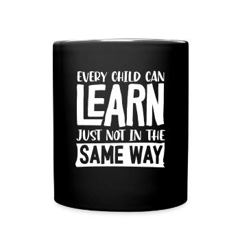 Special Needs Education, Special Education - Full Colour Mug - black - Front