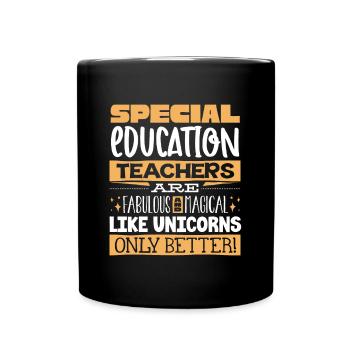 Special Needs Education, Special Education - Full Colour Mug - black - Front