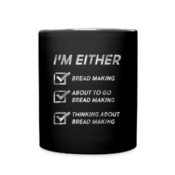 Amateurs de fabrication de pain Drôles de fabrication de pain Citations - Mug uni - noir - Devant