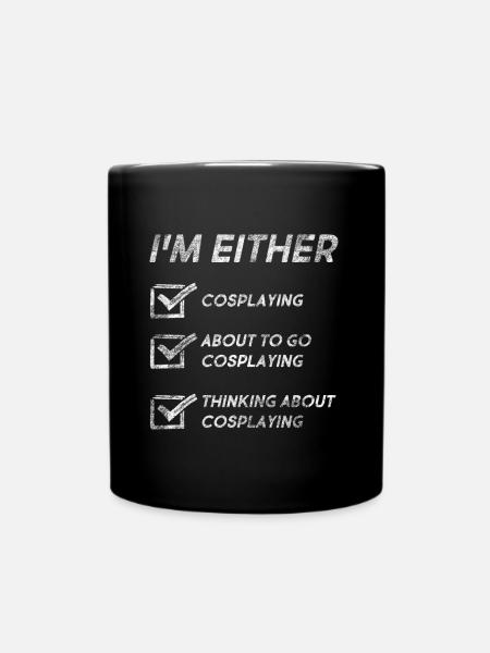 Citations de cosplay drôles Cosplay Lovers Cosplay - Mug uni - noir
