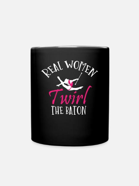 Baton Twirler, Baton Twirling, Gymnastique - Mug uni - noir
