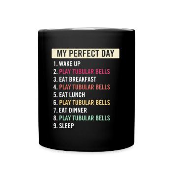 Funny Tubular Bells Quotes Tubular Bell Players - Tasse einfarbig - Schwarz - Vorne