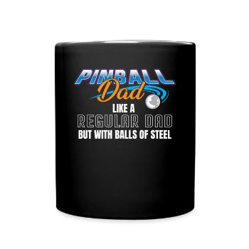 Pinball player - Full Colour Mug - black - Front