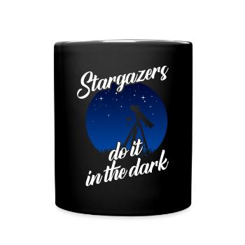 Gaz stellaire, Cosmologie, Astronomie - Jumelles - Mug uni - noir - Devant