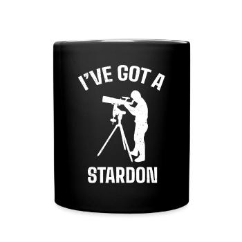 Gaz stellaire, Cosmologie, Astronomie - Jumelles - Mug uni - noir - Devant