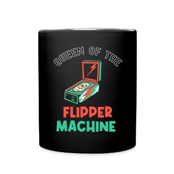 Pinball player - Full Colour Mug - black - Front