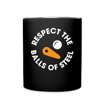 Pinball player - Full Colour Mug - black - Front