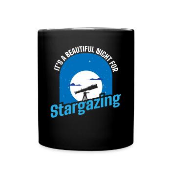 Gaz stellaire, Cosmologie, Astronomie - Jumelles - Mug uni - noir - Devant