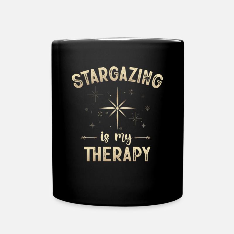 Astrophotography, Astronomy, Stargazing - Full Colour Mug - black