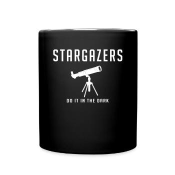 Astrophotography, astronomy, stargazing - Full Colour Mug - black - Front