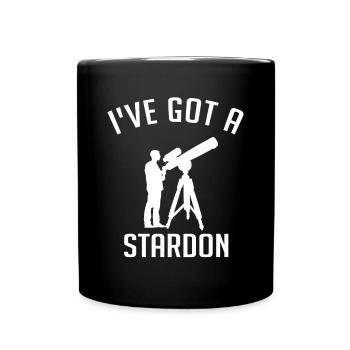 Astrophotography, astronomy, stargazing - Full Colour Mug - black - Front