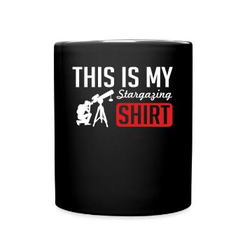 Astrophotography, astronomy, stargazing - Full Colour Mug - black - Front