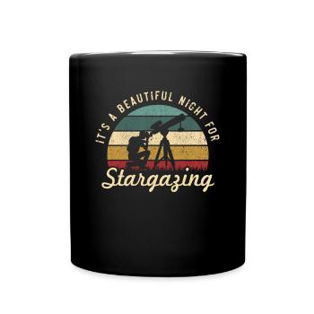 Astrophotography, astronomy, stargazing - Full Colour Mug - black - Front