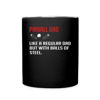 Joueur d’arcade de flipper - Mug uni - noir - Devant