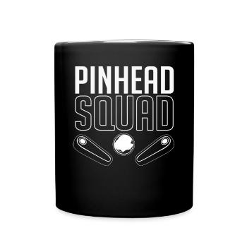 Flipper-Arcade-Spieler - Tasse einfarbig - Schwarz - Vorne