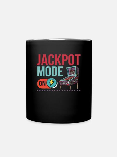 Flipper-Arcade-Spieler - Tasse einfarbig - Schwarz