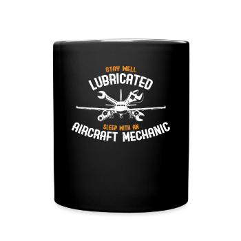 Mécanicien d’aéronefs - Mug uni - noir - Devant