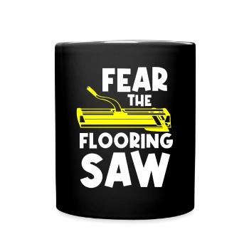 Carreleurs, carreleurs, carreleurs - Mug uni - noir - Devant