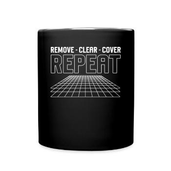 Flooring installer, tile warehouse - Full Colour Mug - black - Front