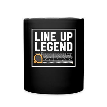 Flooring installer, tile warehouse - Full Colour Mug - black - Front