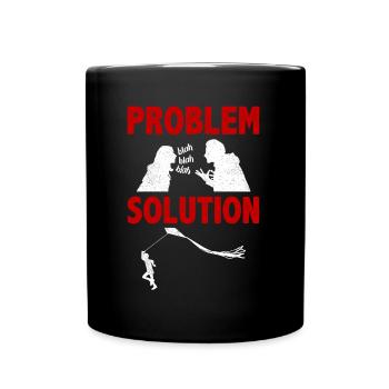 Kite Flying Kite Kite Maker Problem Solution Hobby - Tasse einfarbig - Schwarz - Vorne