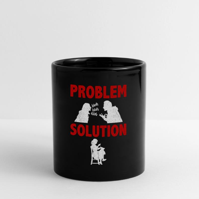Knitting Crocheting Problem Solution Hobby Full Colour Mug
