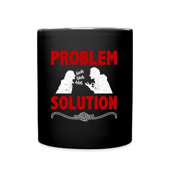 Nœud Nœud Nouer Problème Solution Hobby - Mug uni - noir - Devant