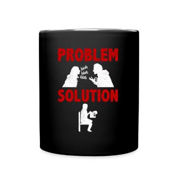 Dentelle Faire Dentellière Problème Solution Hobby - Mug uni - noir - Devant