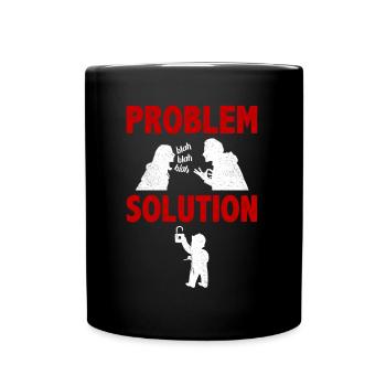 Lock Picking Lock Smithing Problem Solution Hobby - Full Colour Mug - black - Front