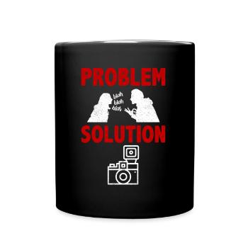 Lomography Photography Camera Problem Solution - Full Colour Mug - black - Front